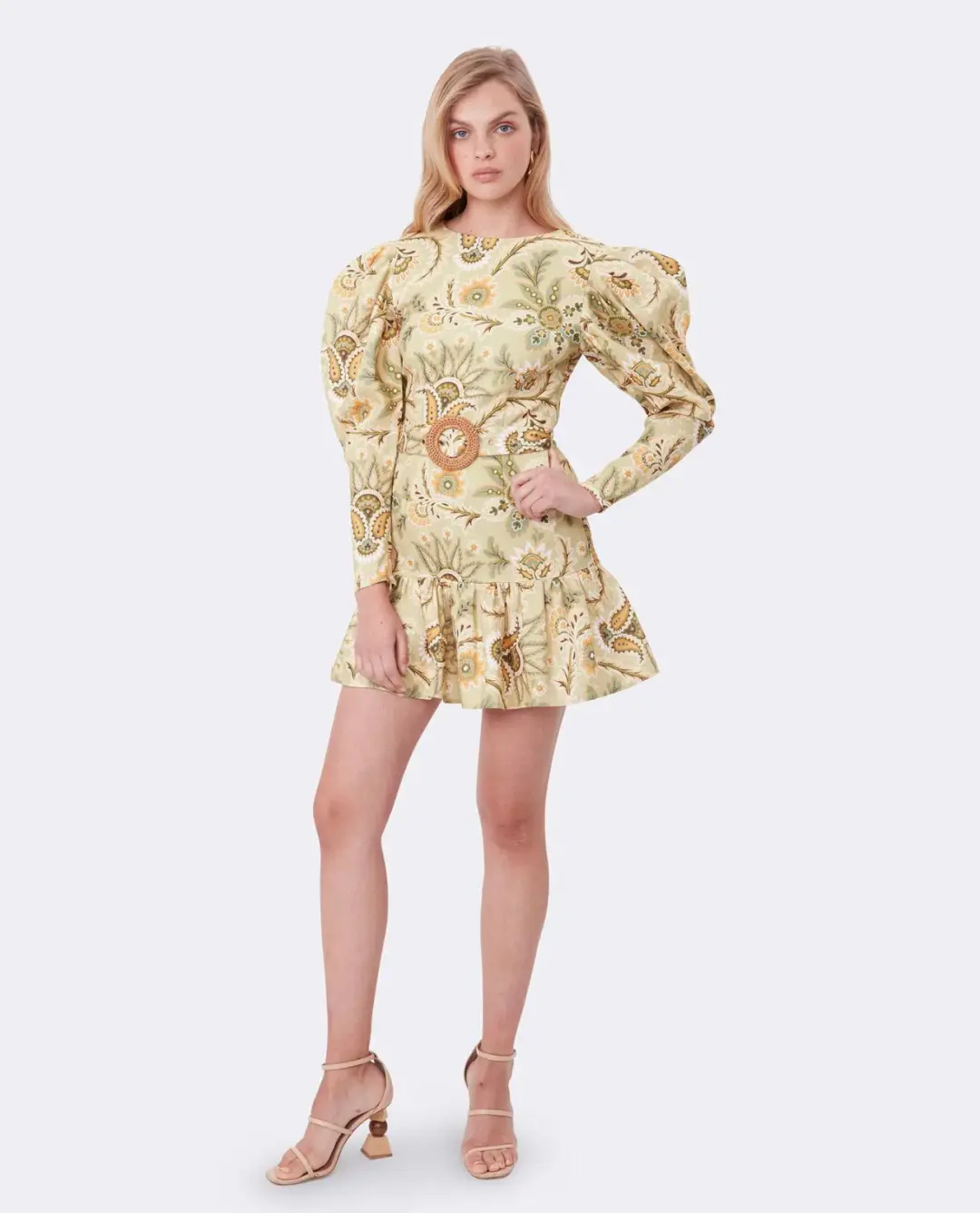 Torannce Edie All Day Dress Green/Print Size 12 for rent on The Volte - main image