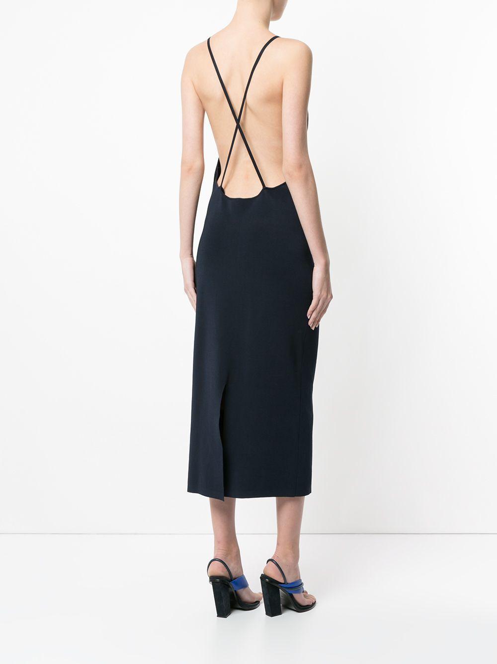 Dion Lee Fine Line Knit Dress- INK NAVY 8 - Image 2