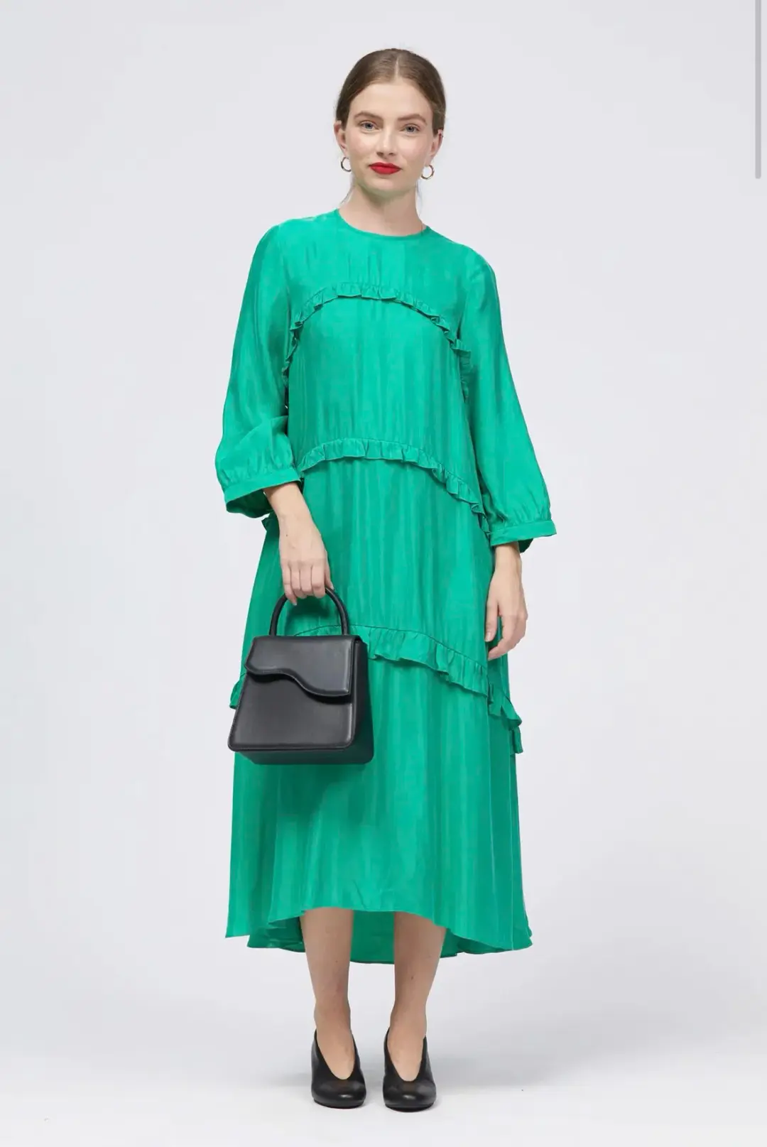 BÚL NAS The Nas Dress Green Size 12 for rent on The Volte - main image