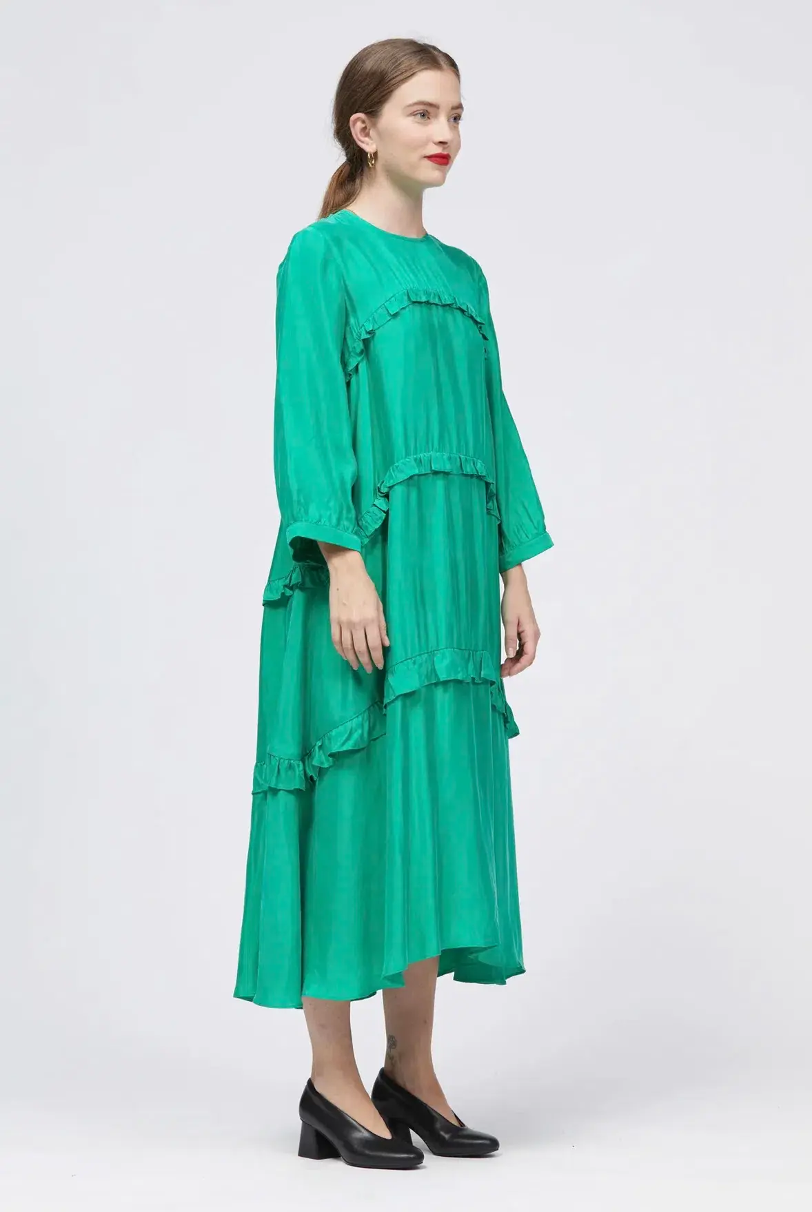 BÚL NAS The Nas Dress Green Size 12 - Image 4
