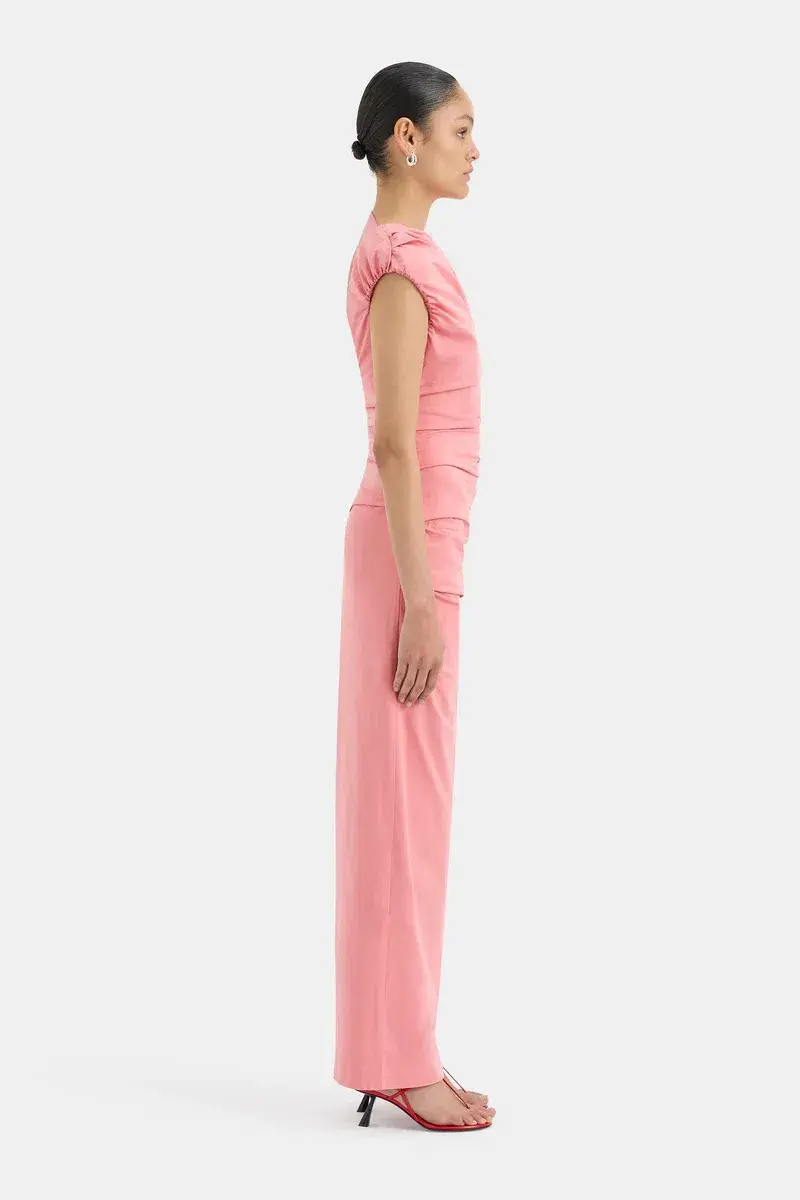 Sir the Label Giacomo Gathered Gown Pink Size 6  - Image 3