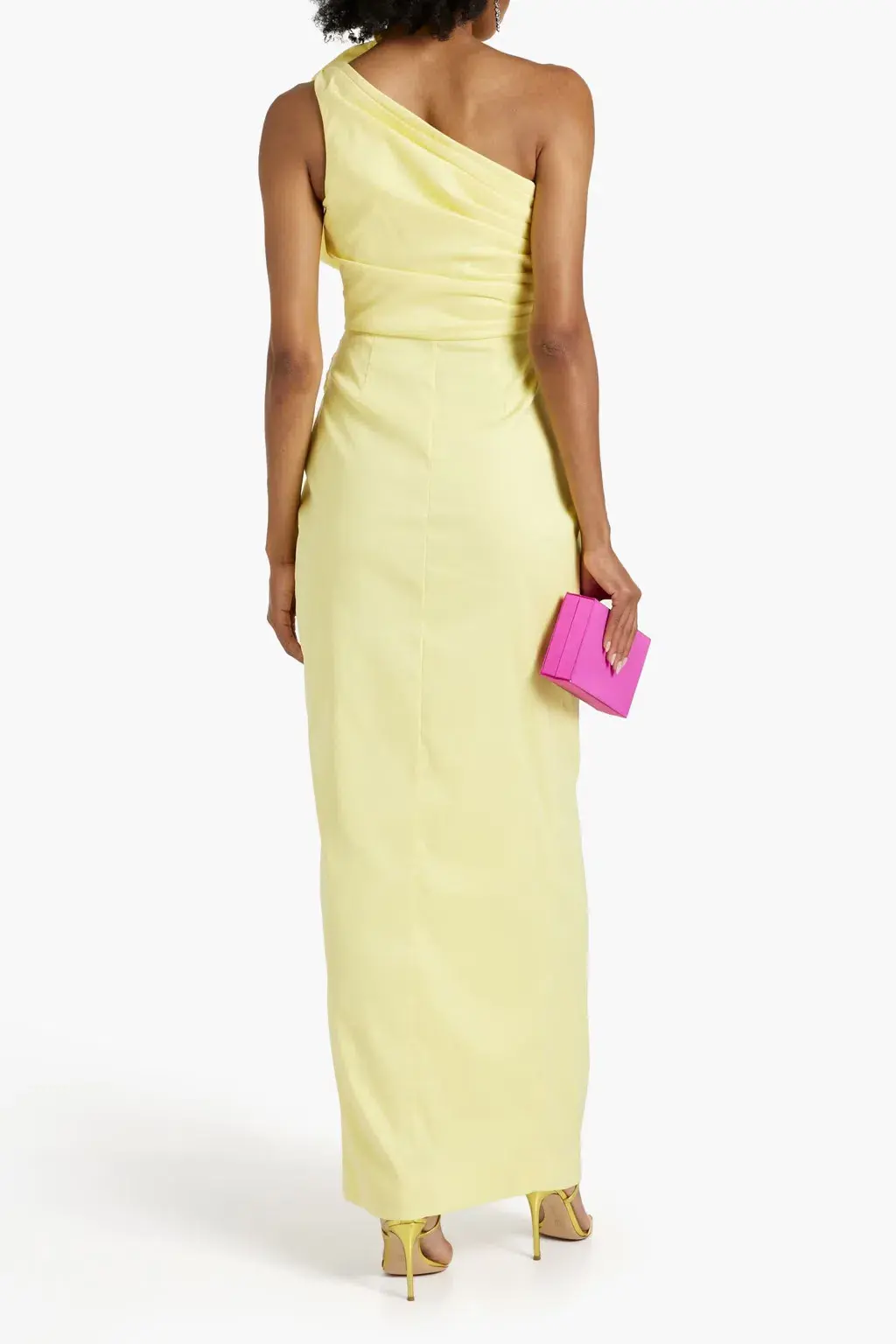 Rachel Gilbert Evana Gown in Yellow Size 12 - Image 2