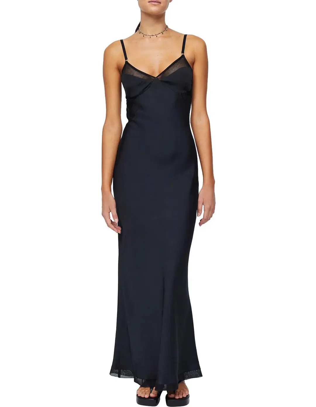 Bec & Bridge Joelle Maxi Dress Black Size 10 for rent on The Volte - main image