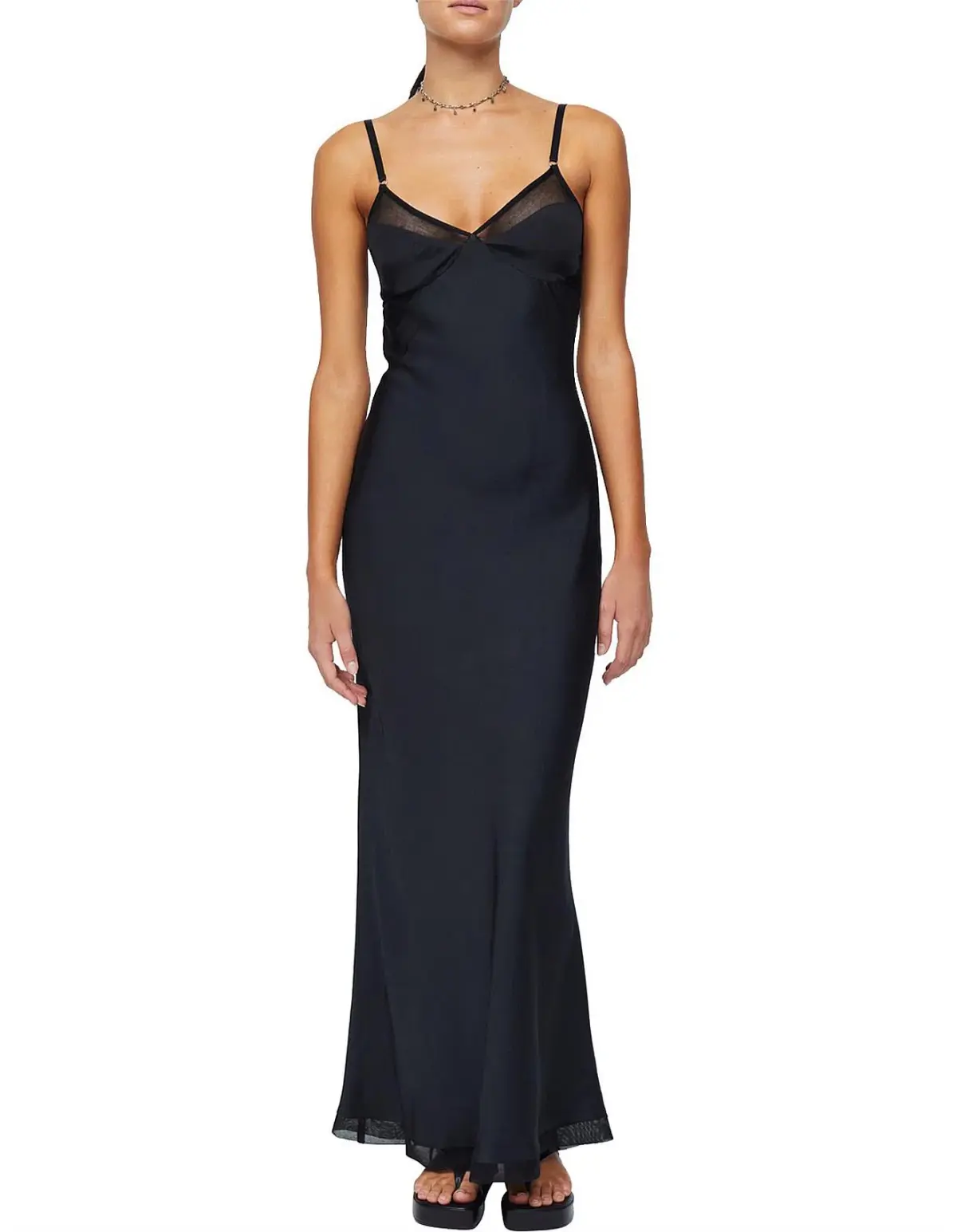 Bec & Bridge Joelle Maxi Dress Black Size 10 - Image 2