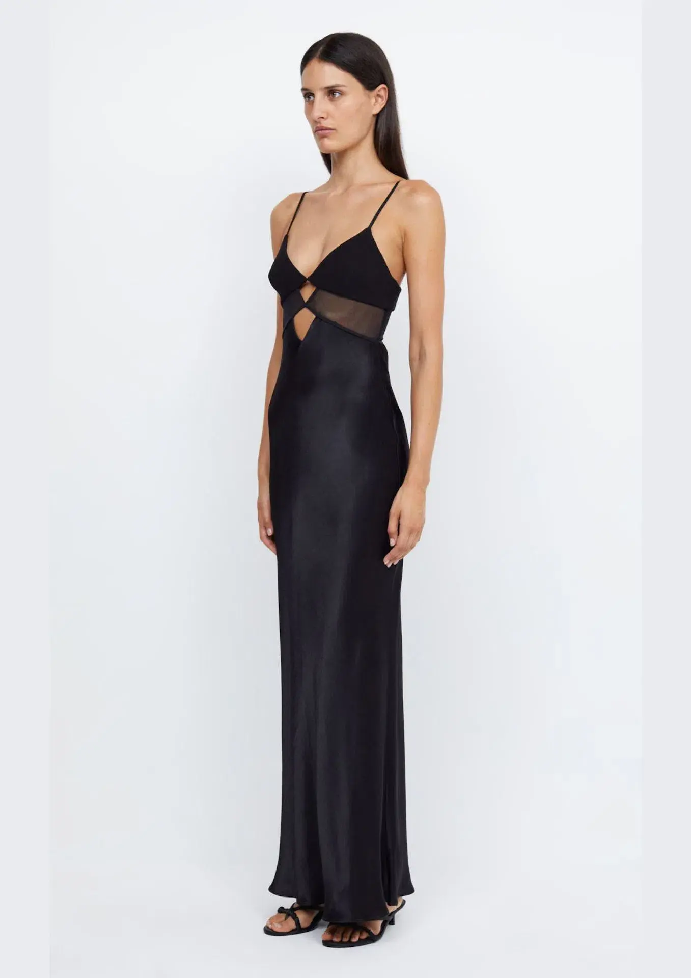 Bec & Bridge Ashton Cut Out Maxi Dress Black Size 8 - Image 1
