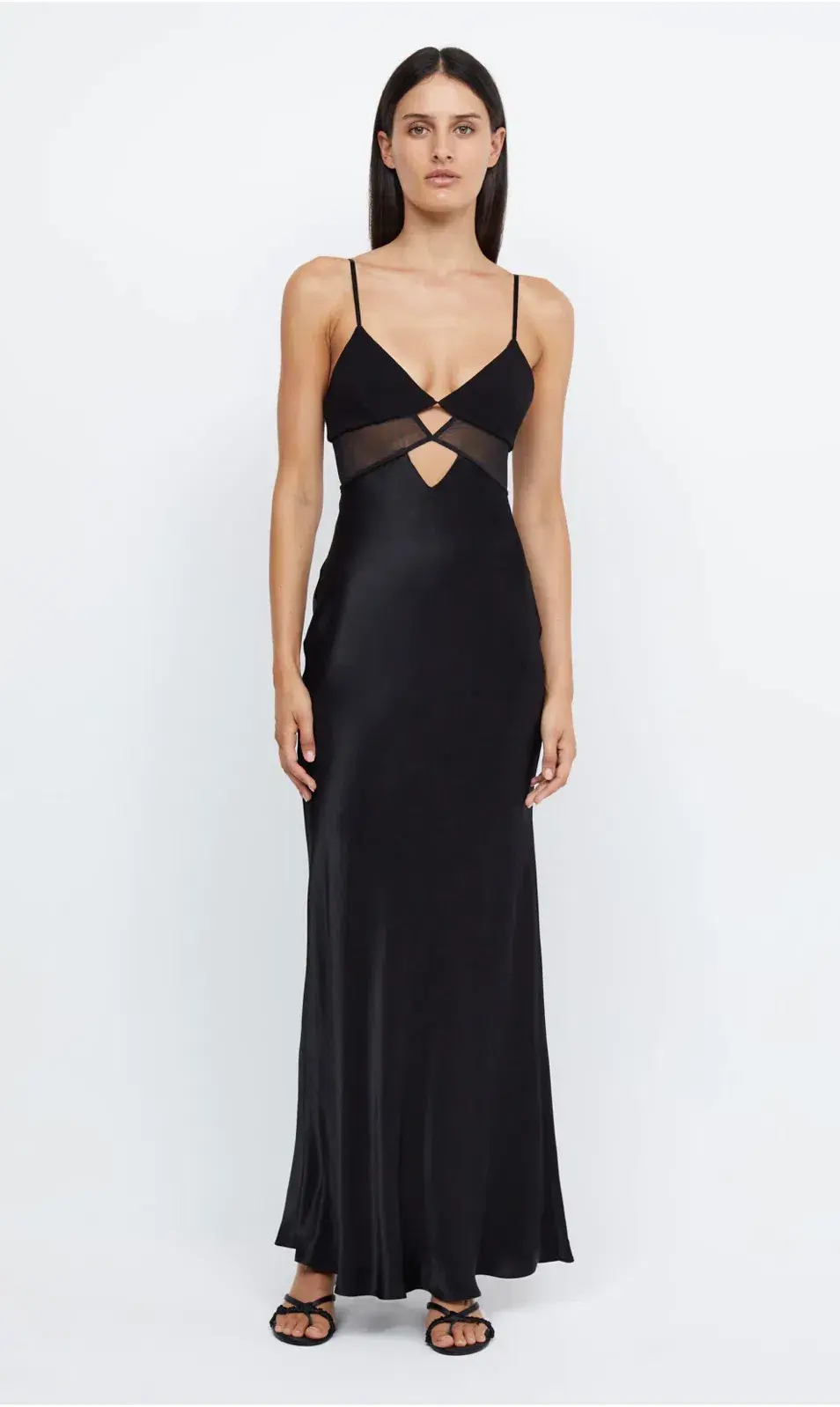 Bec & Bridge Ashton Cut Out Maxi Dress Black Size 8 - Image 2