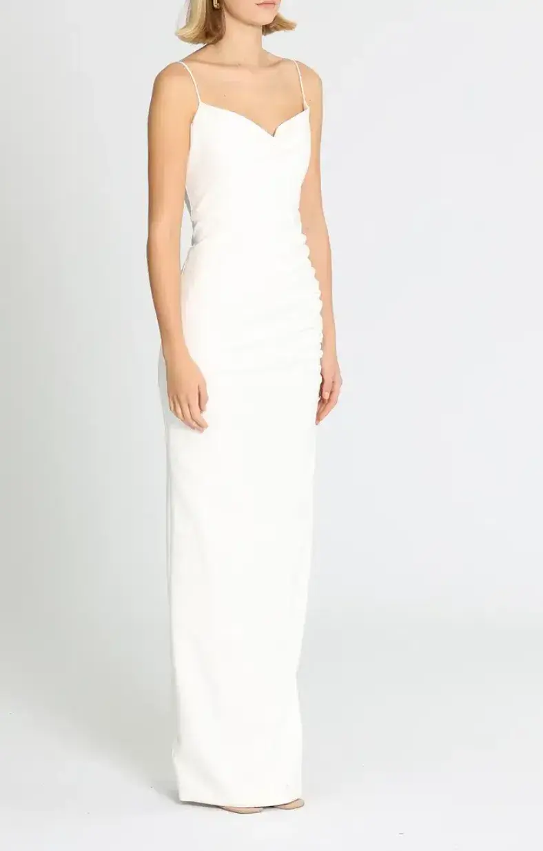 Likely NYC Celida Gown White Size 10 - Image 2