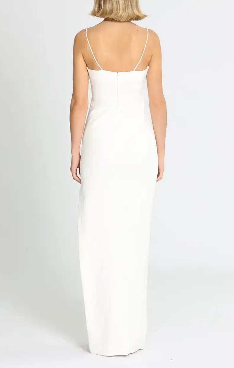 Likely NYC Celida Gown White Size 10 - Image 3