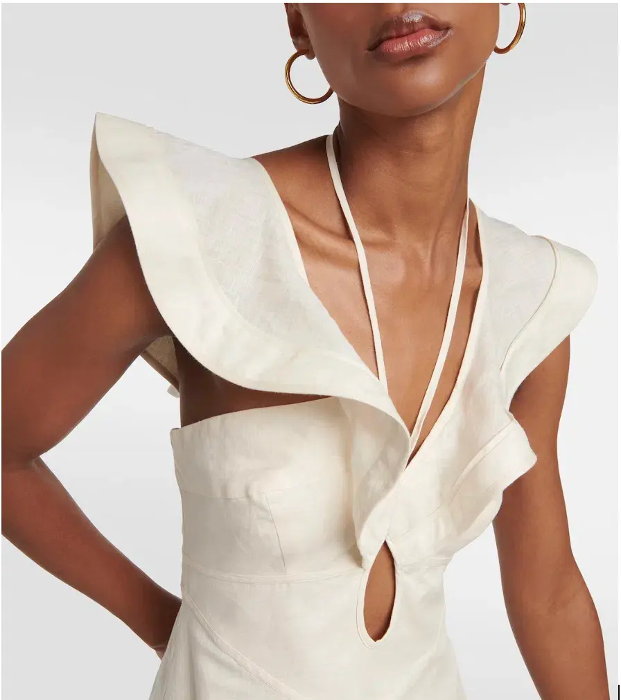 Zimmermann Halcyon Flutter Midi Cream Size 0P / AU 6  - Image 3