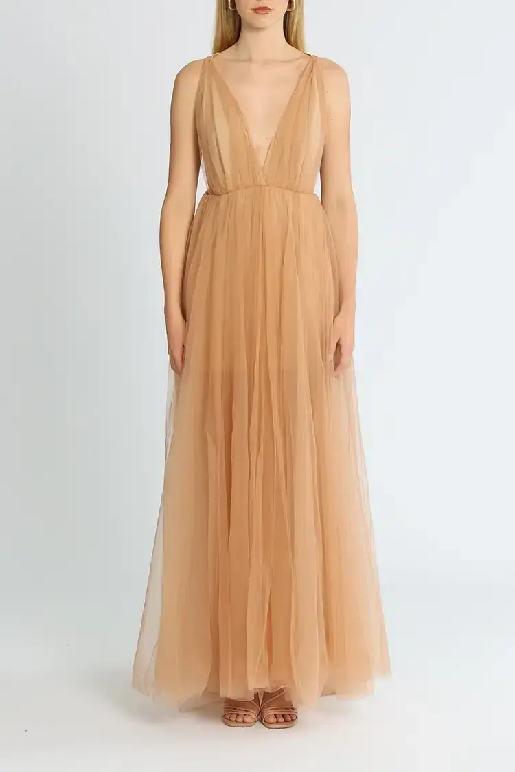 Lexi Amalie Dress Apricot Blush Size AU 8 - Image 1