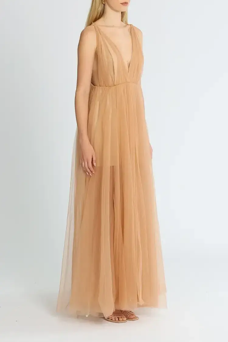 Lexi Amalie Dress Apricot Blush Size AU 8 - Image 2