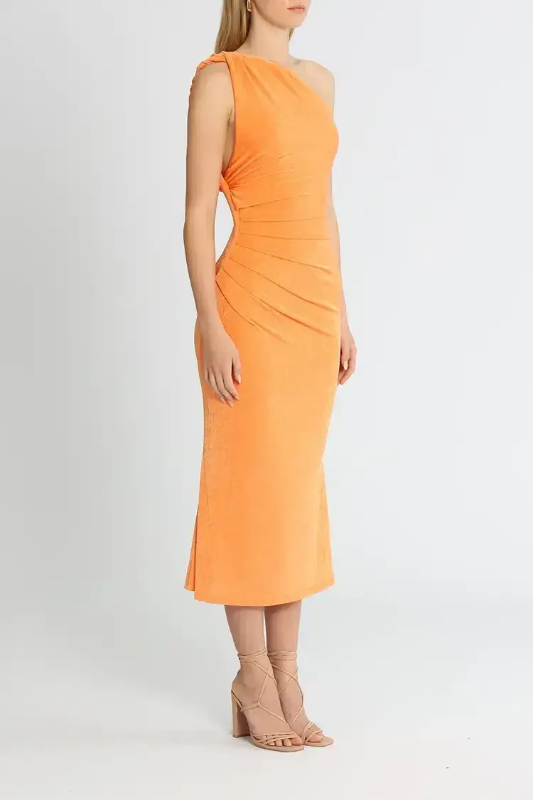 MISHA Dune Dress Orange Size 14 - Image 2