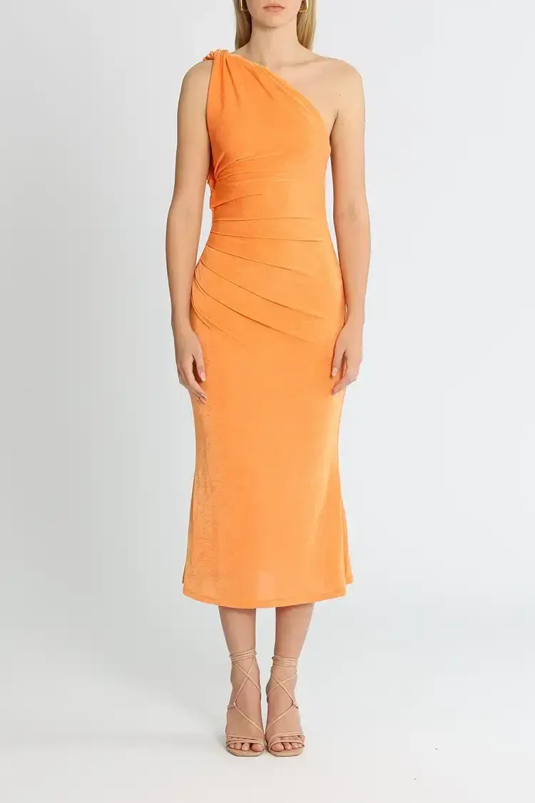 MISHA Dune Dress Orange Size 14 - Image 1