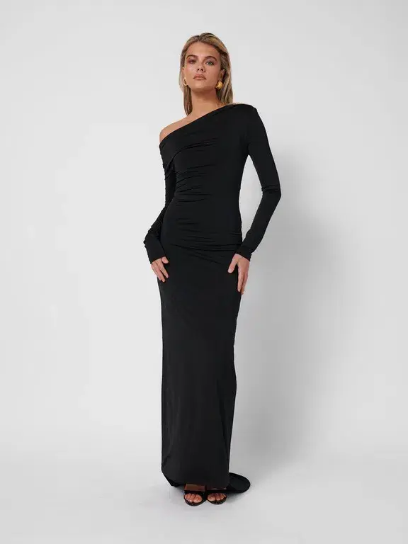 Effie Kats Margot Maxi Dress Black Size 8  - Image 1