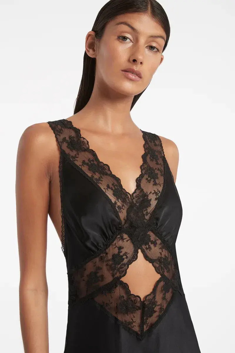 Sir the Label Aries Cut Out Gown Black Size 2 / AU 10 - Image 3