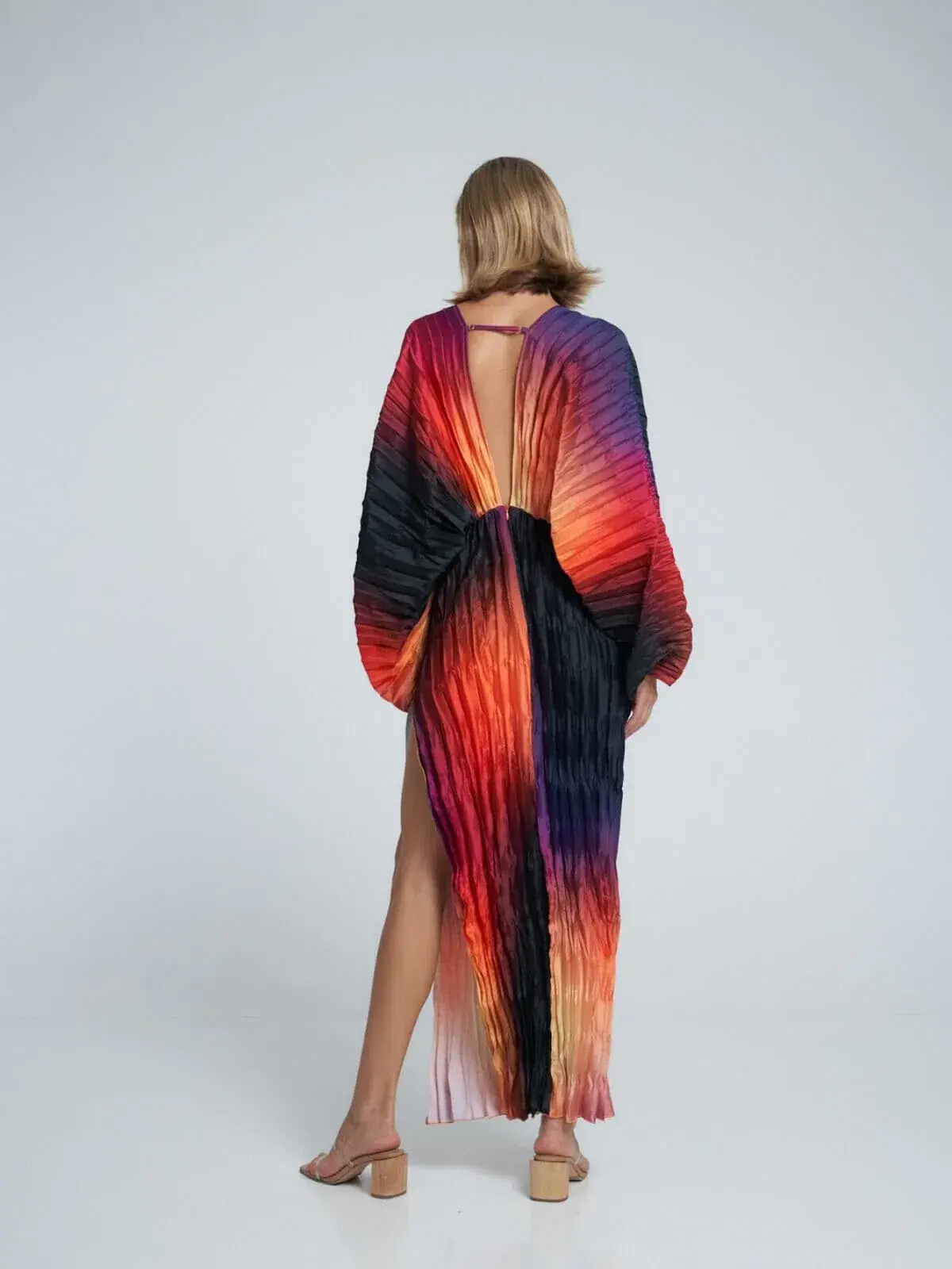 L’idee De Luxe Gown Fire Ombré Size 10  - Image 3