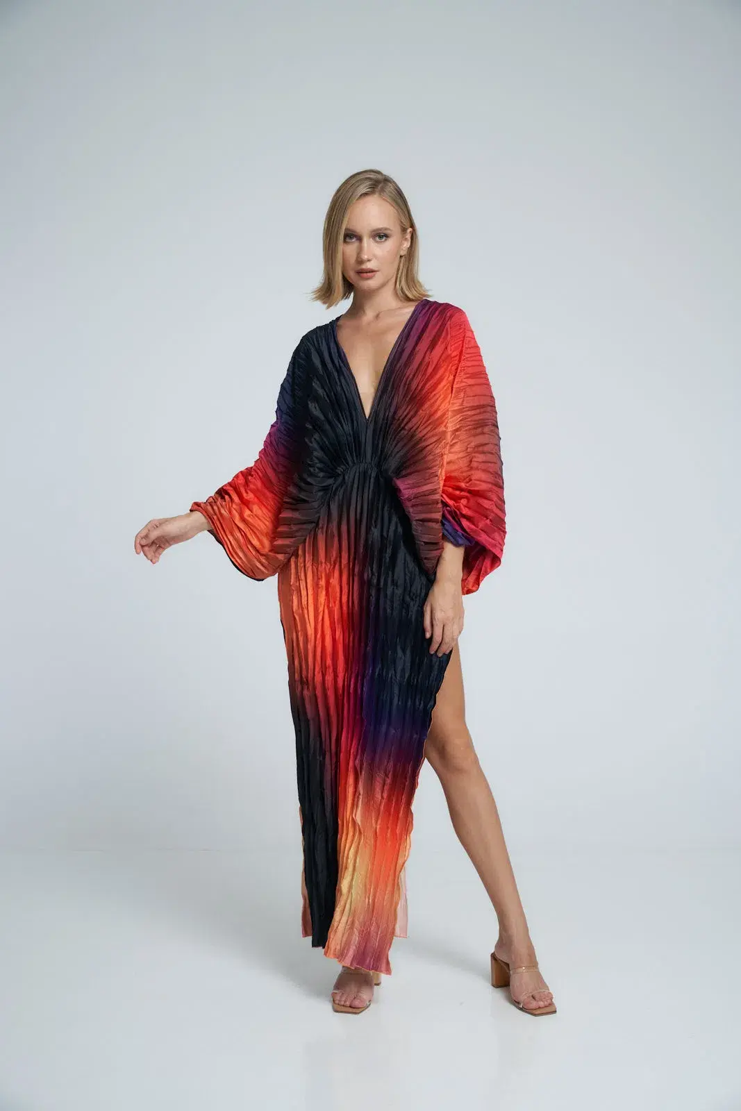 L’idee De Luxe Gown Fire Ombré Size 12 - Image 1