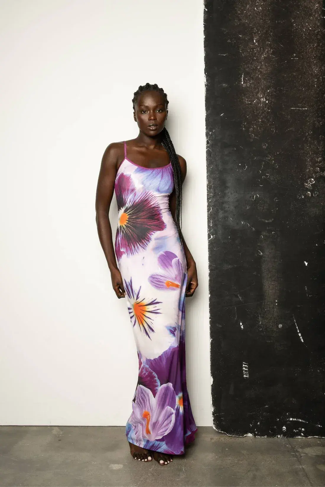 With Harper Lu Slip Dress Indigo Blossom Size S / AU 8 - Image 1