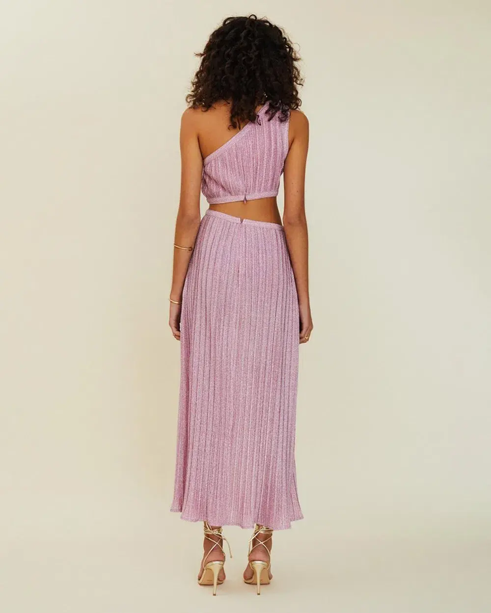 Suboo Mars Sleeveless Cut-out Maxi Dress Pink Size 6 - Image 2