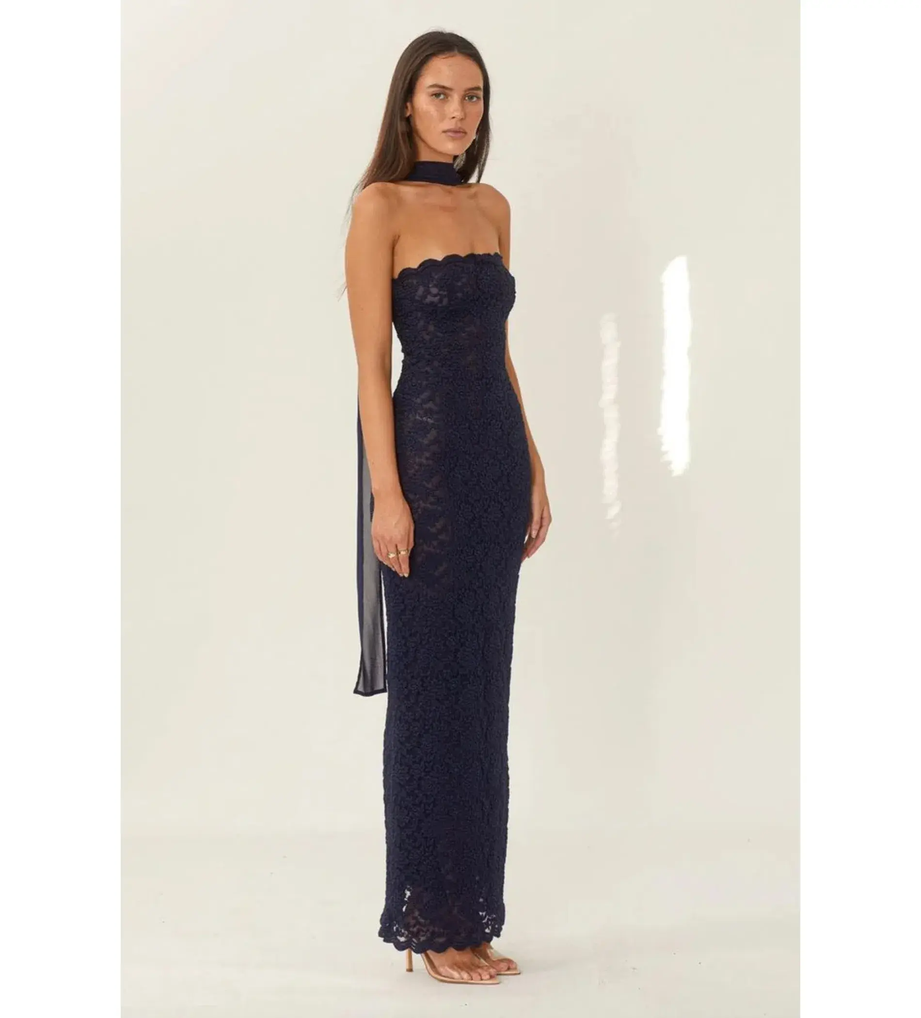 Arcina Ori Meredith Maxi Dress Navy Size XS/AU 6  - Image 2