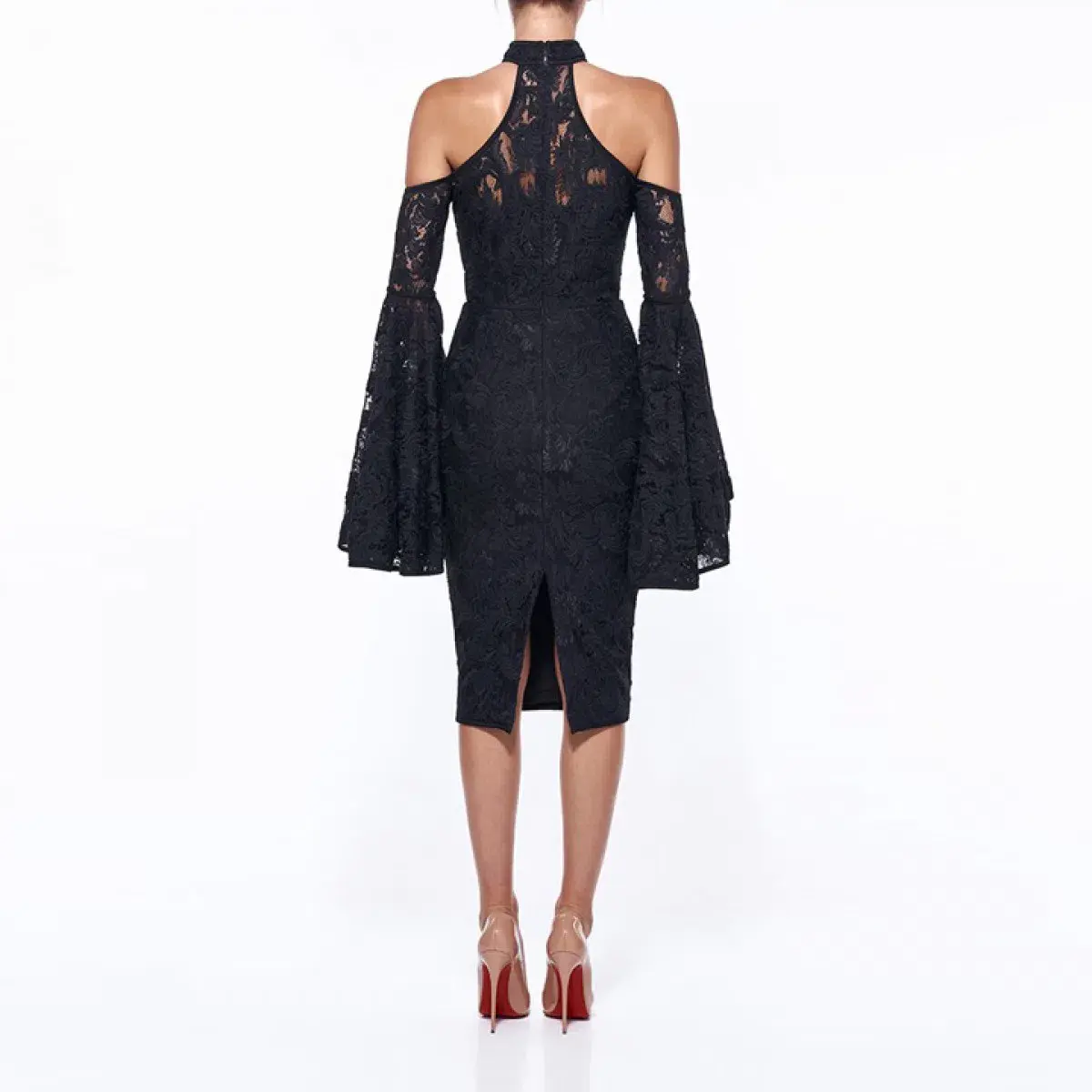 MISHA Poppy Lace Dress Black Size 6/XS - Image 3