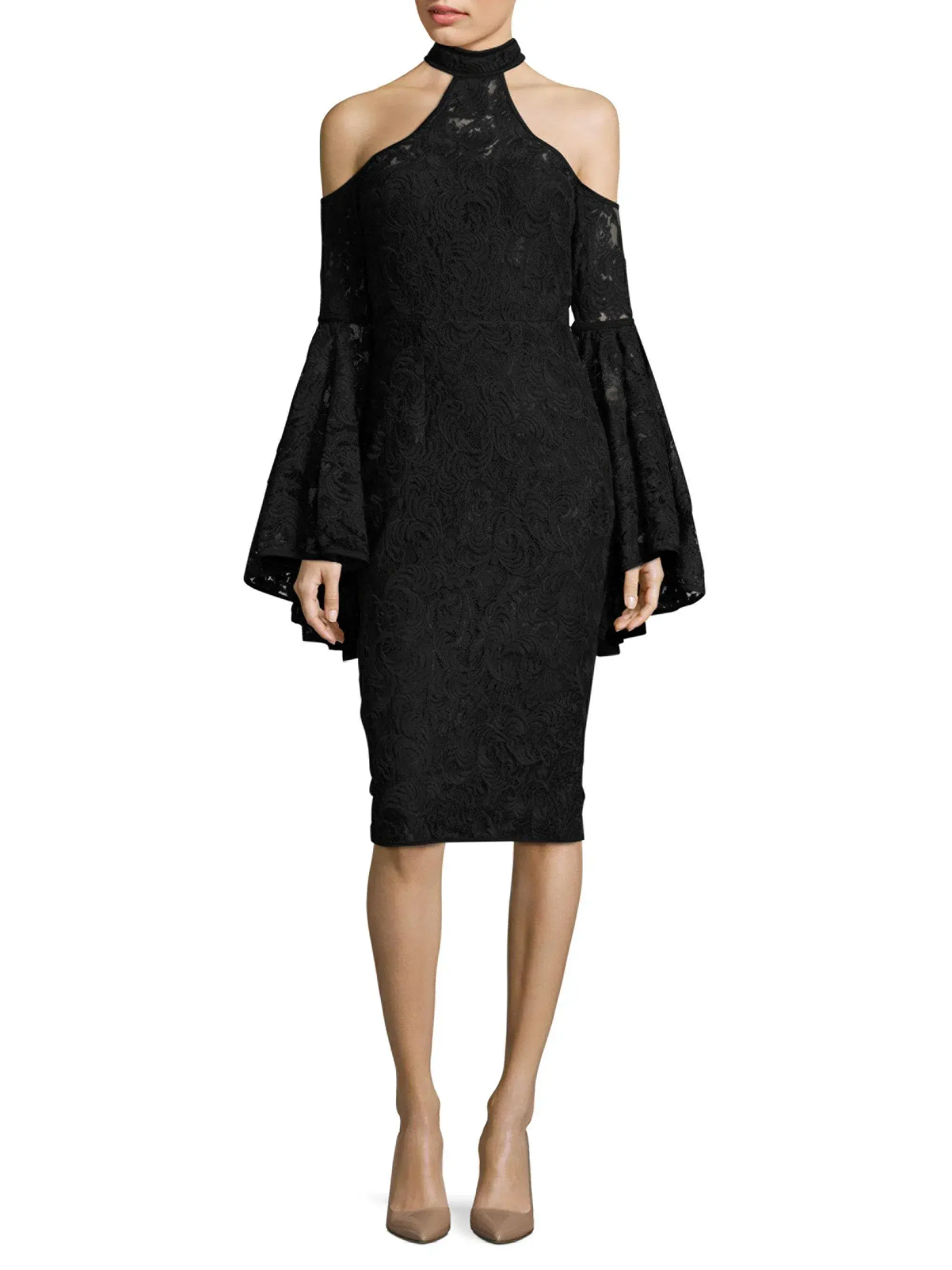 MISHA Poppy Lace Dress Black Size 6/XS - Image 1
