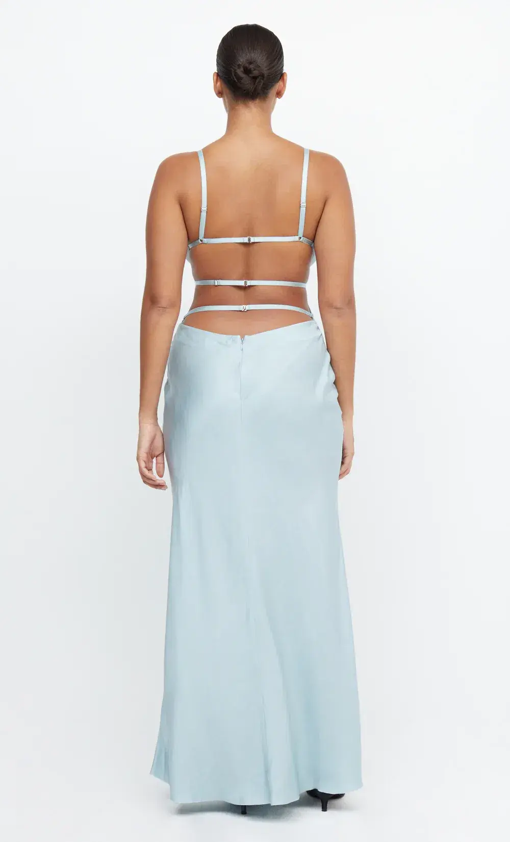Bec & Bridge Diamond Days Strap Maxi Dress in Cloud Blue Size 12 for rent on The Volte - main image