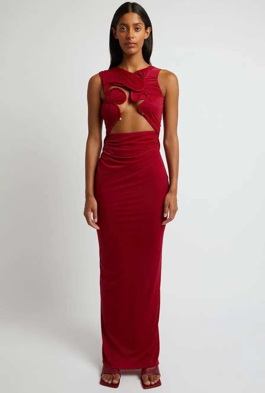 Christopher Esber Venus Tank Dress Cherry Size 8 - Image 1