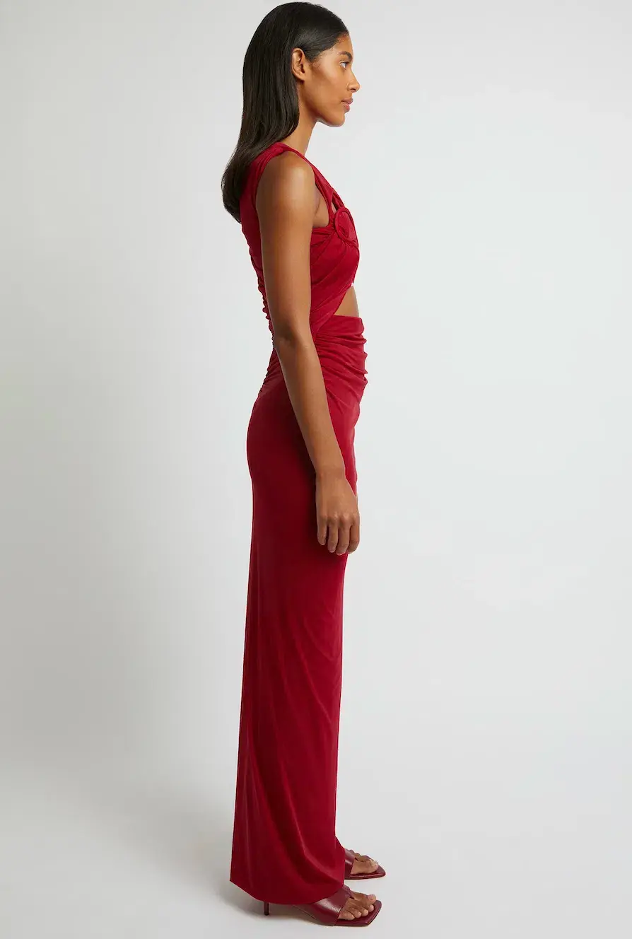 Christopher Esber Venus Tank Dress Cherry Size 8 - Image 3