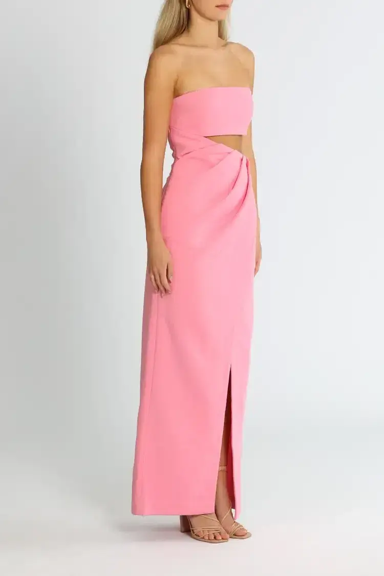 Misha Rowena Gown Blossom Pink Size 12/L - Image 2