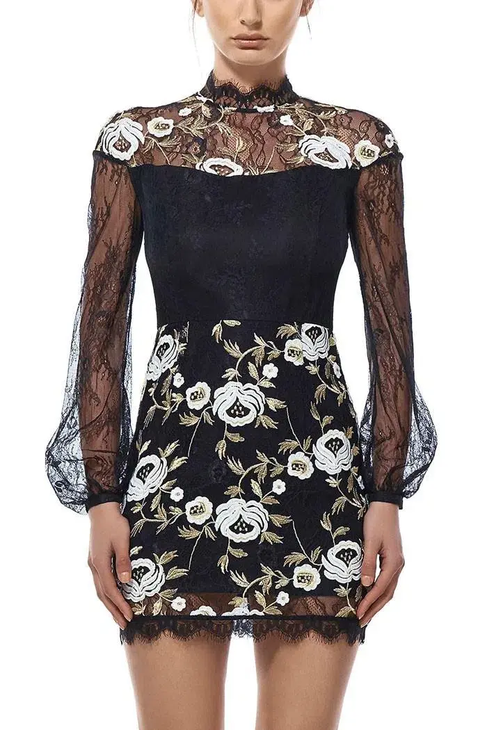 MISHA Black Betty Dress Black Size 12 - Image 3