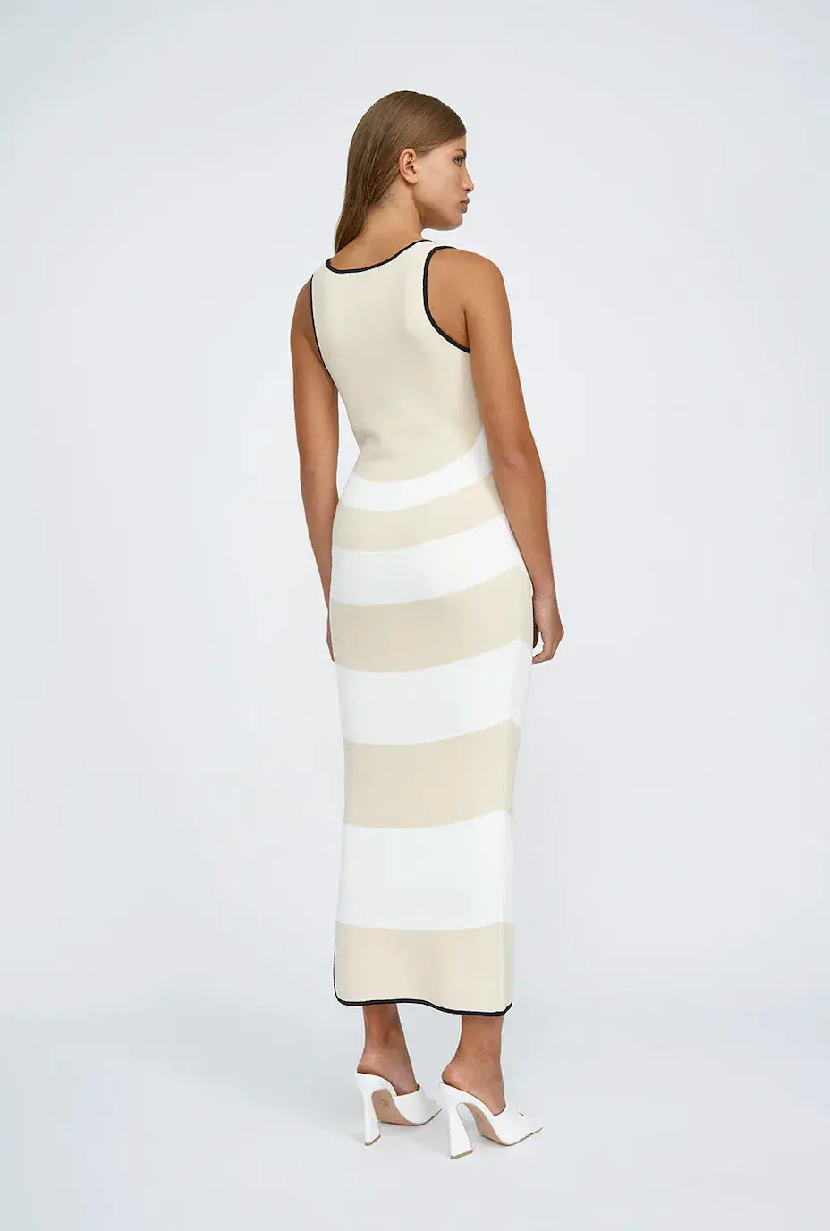 CASSIA SOL KNIT SWEETHEART MIDI - Image 3