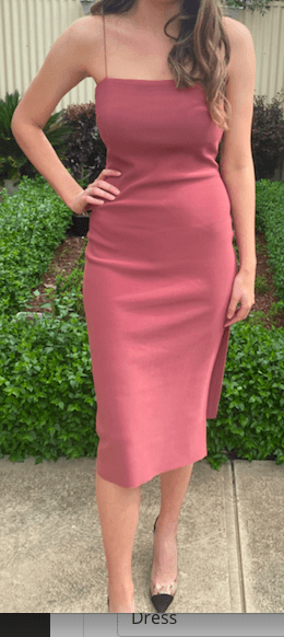 Bec and Bridge Burgundy Split dress size 12 - Image 1