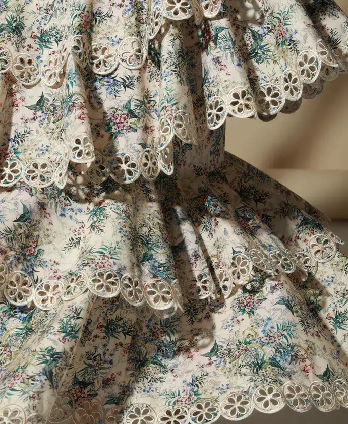 Ixiah Alpine Maxi Set Floral Print Size 10 - Image 3