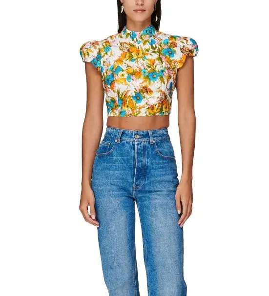 Zimmermann Estelle Tie Top Floral Size 0 / AU 8 - Image 2
