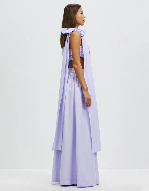 Bondi Born St Tropez Long Dress Lavender Size L / AU 12 - Image 3