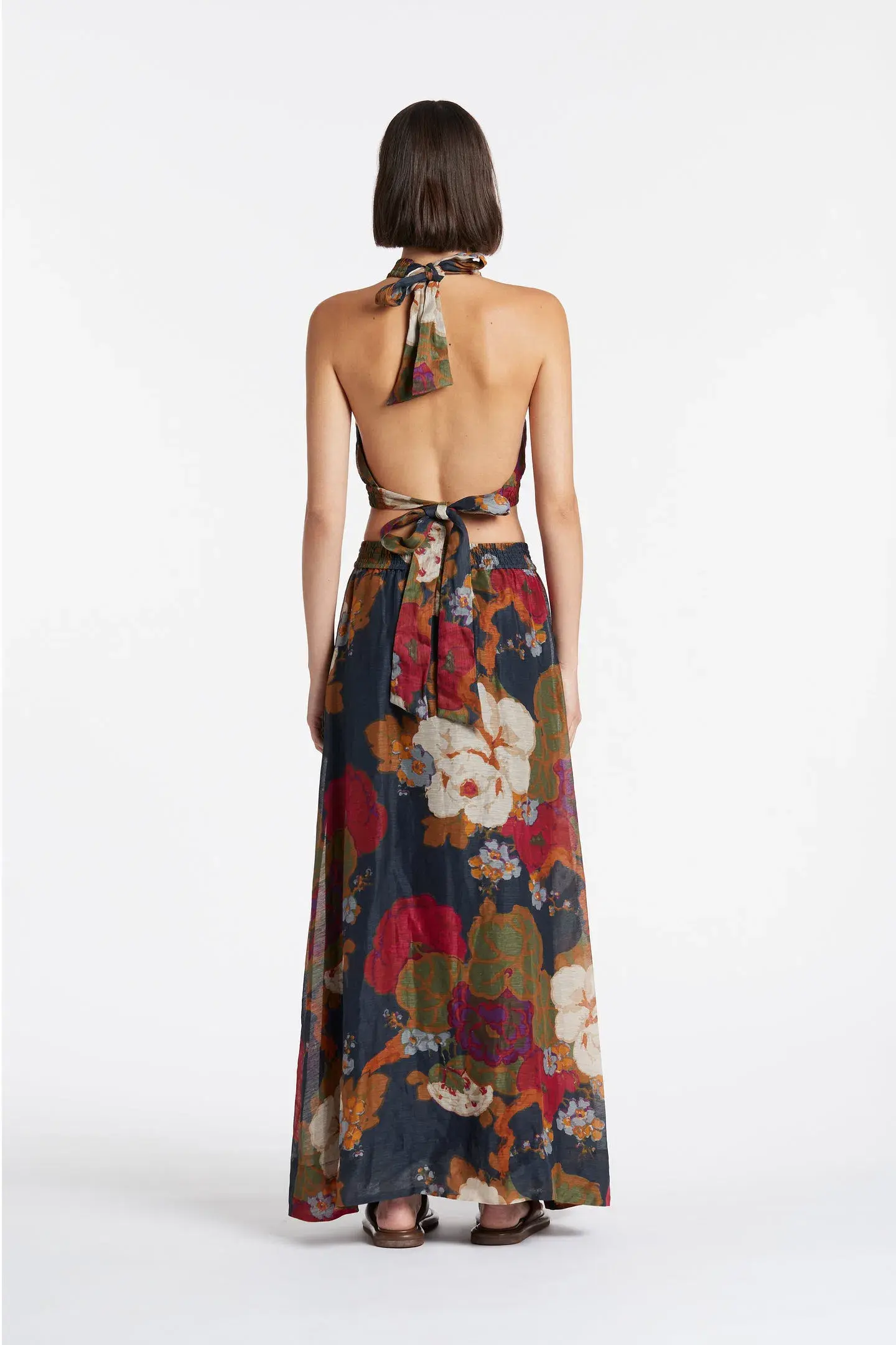 Sir The Label Bonita Halter Top Floral Size 1 / AU 8 - Image 3