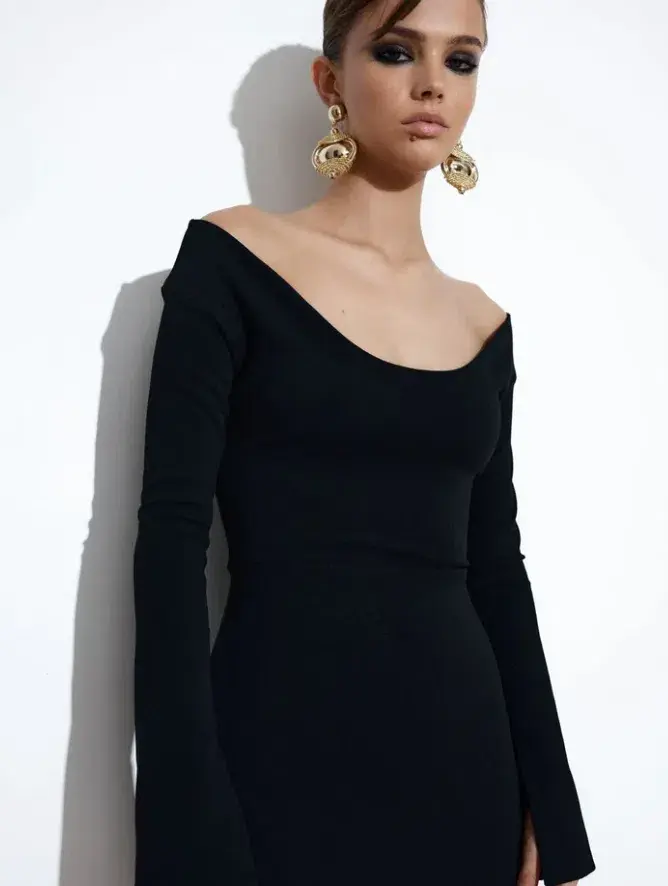Effie Kats Vale Gown Black Size M / AU 10 - Image 2