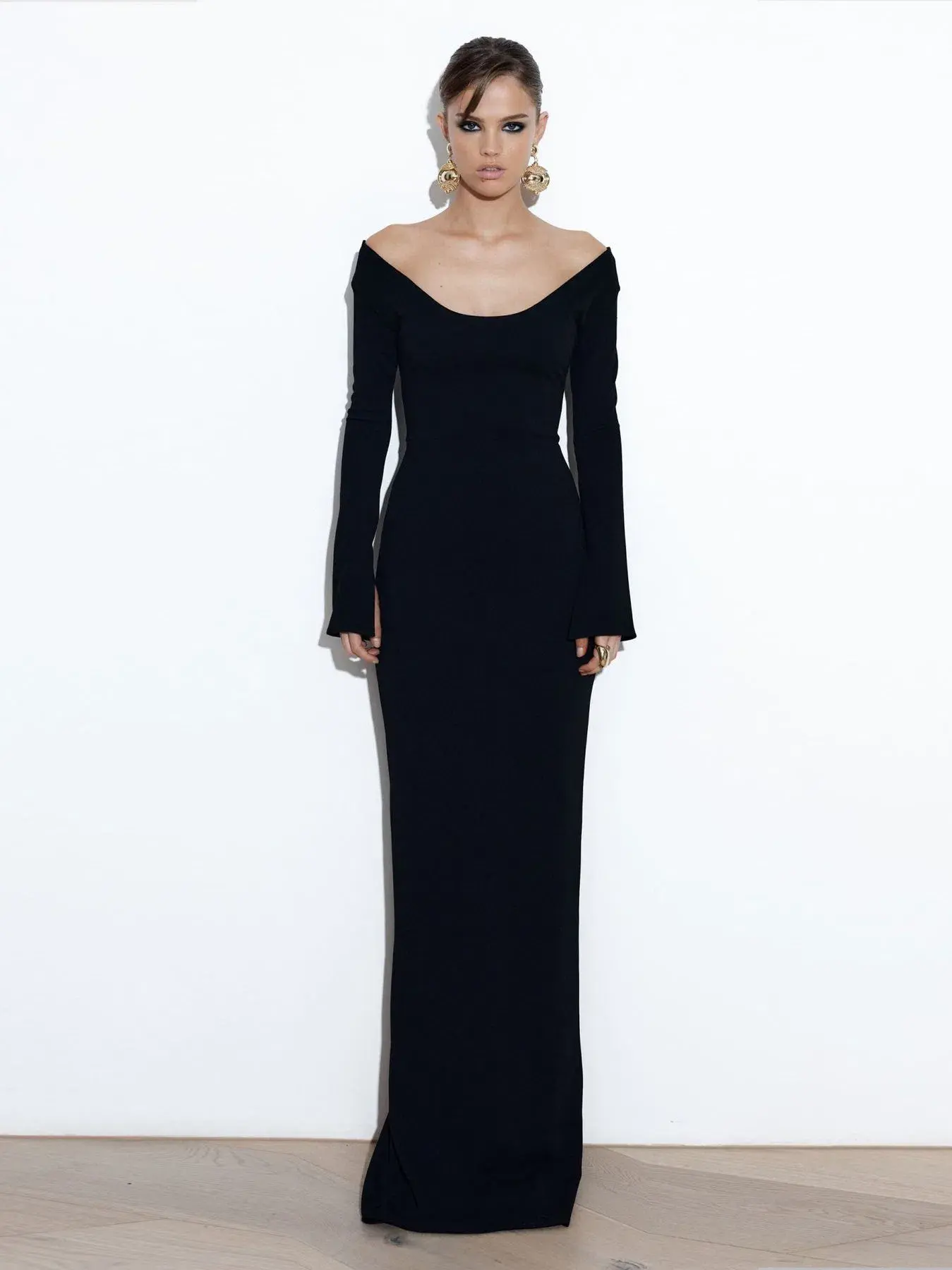 Effie Kats Vale Gown Black Size M / AU 10 - Image 1