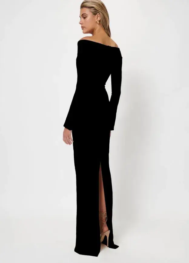 Effie Kats Vale Gown Black Size M / AU 10 - Image 3