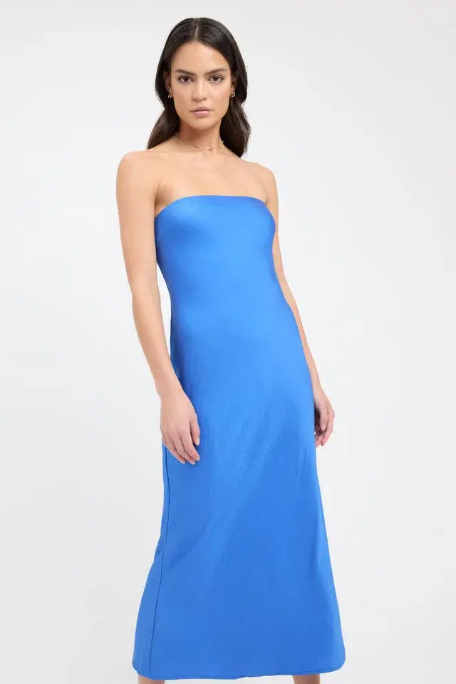 Kookai Milan Ivy Slip Midi Dress Blue Size 10  - Image 2