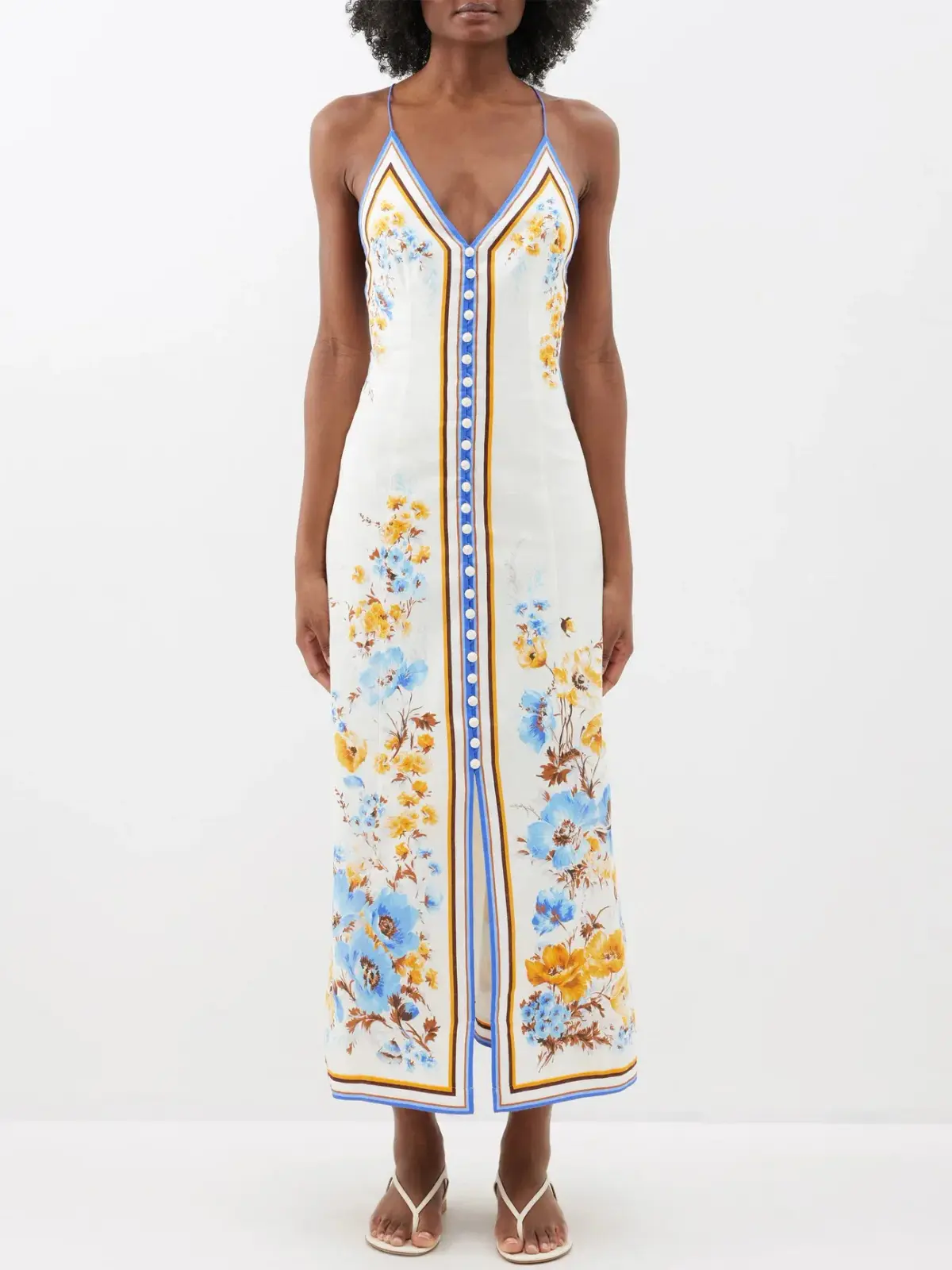 Zimmermann Halcyon Slip Dress Floral Size 1 / AU 10 - Image 1