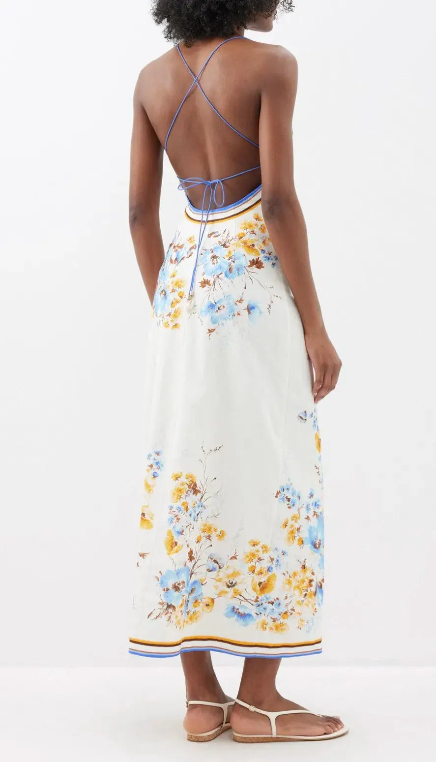 Zimmermann Halcyon Slip Dress Floral Size 1 / AU 10 - Image 2