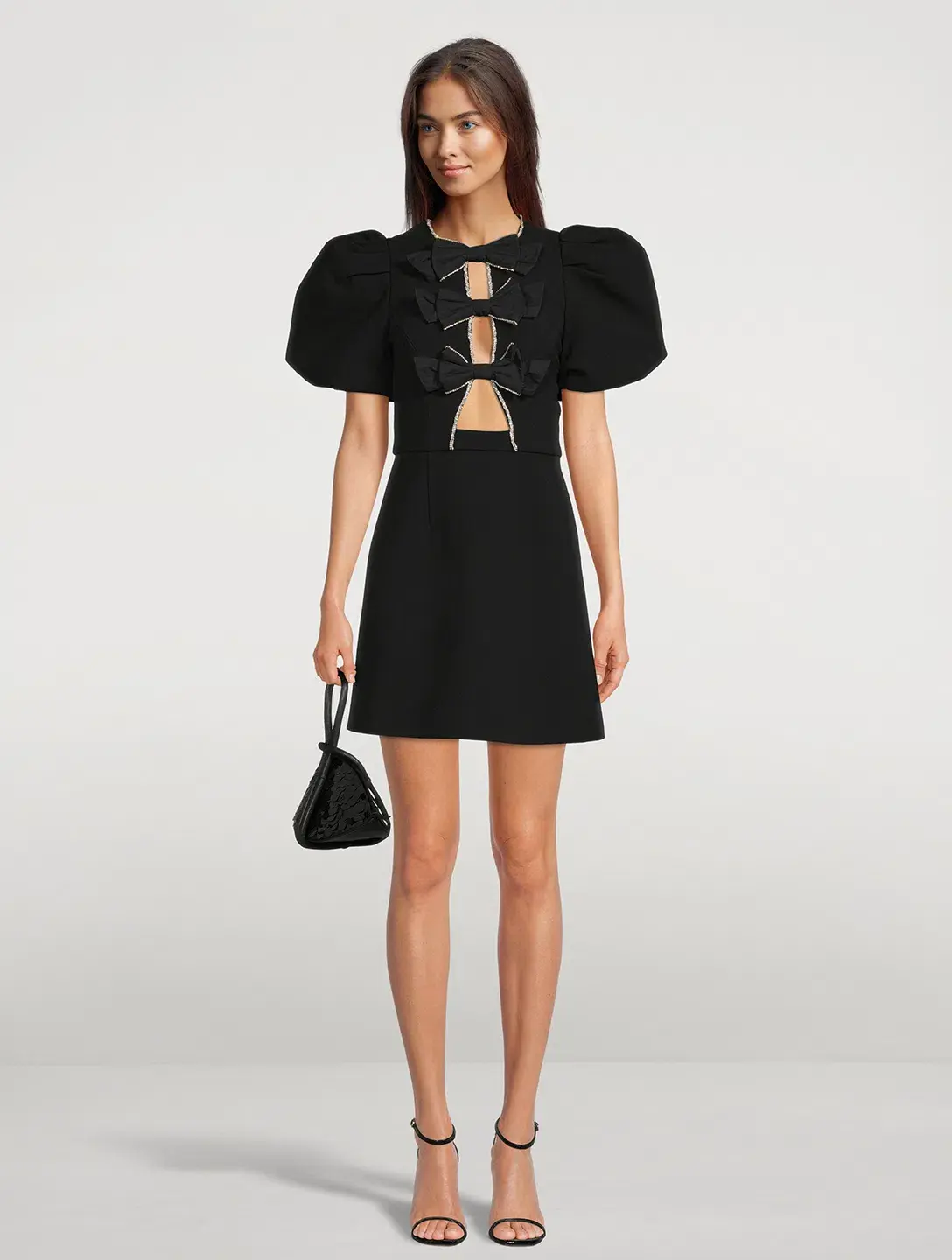 Rebecca Vallance Katie Bow Mini Black Size 14 - Image 1