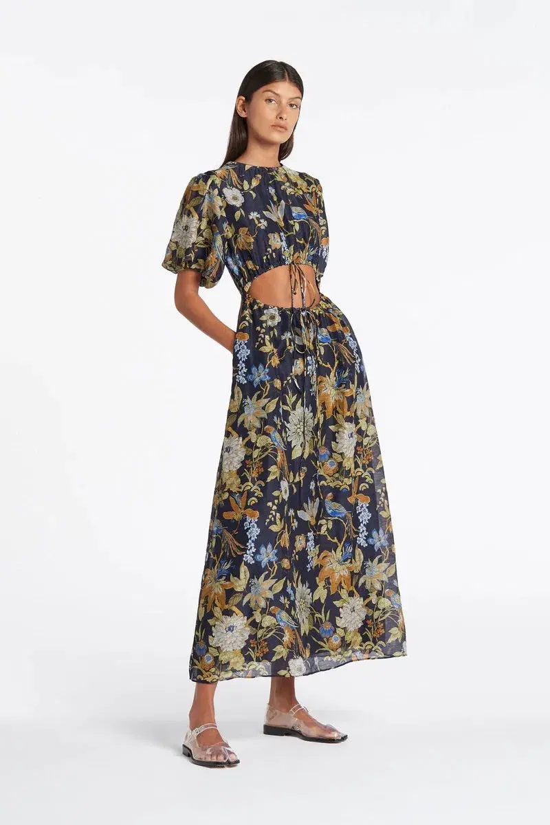 Sir the Lable Lillian Puff Sleeve Maxi Dress Floral Size 12 - Image 1