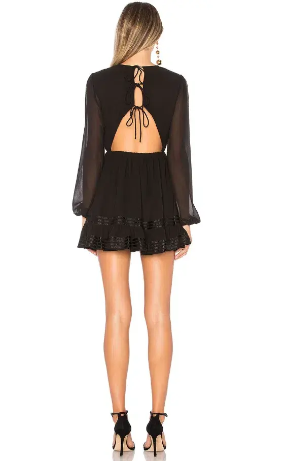 Lovers & Friends Allister Mini Dress Black Size XS/ AU 4-6 - Image 4