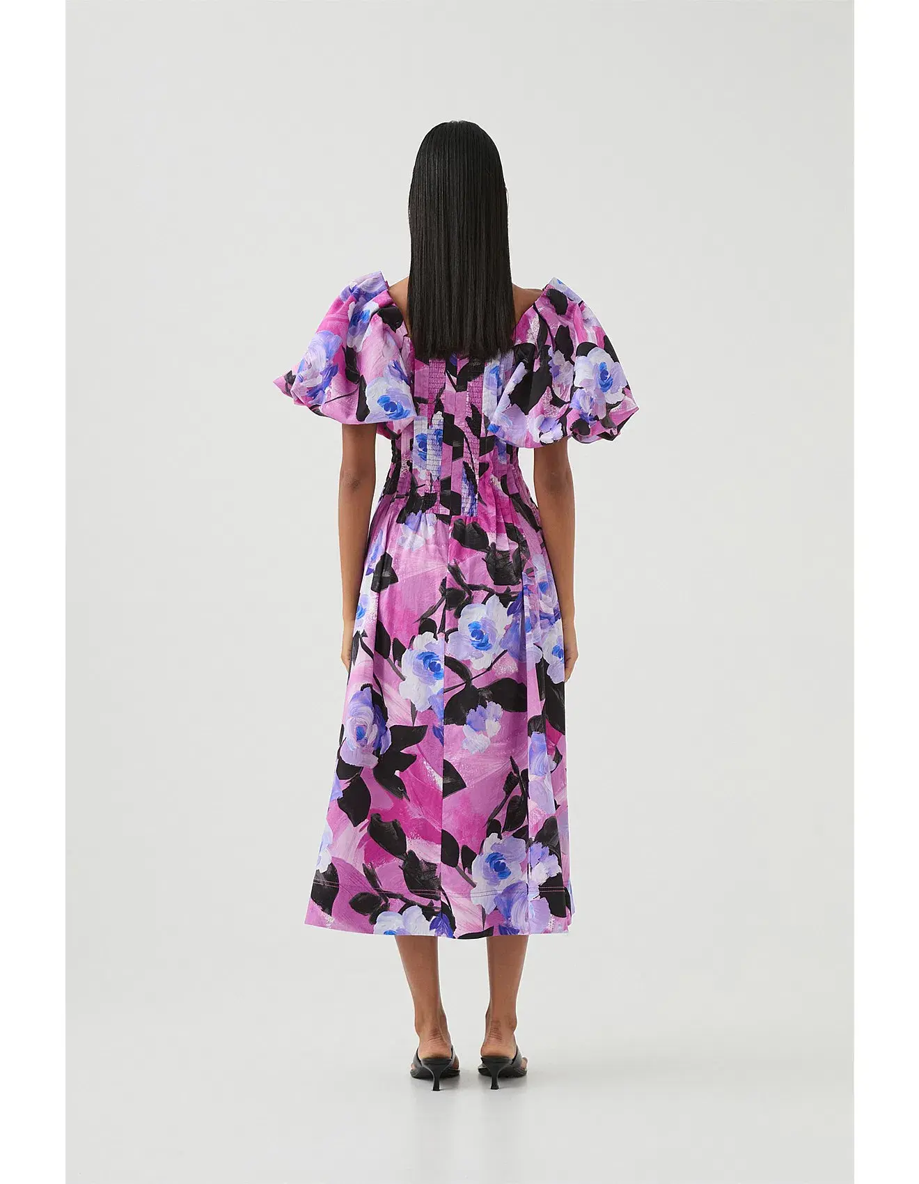 Aje Francesca Midi Dress Purple Size 8  - Image 3