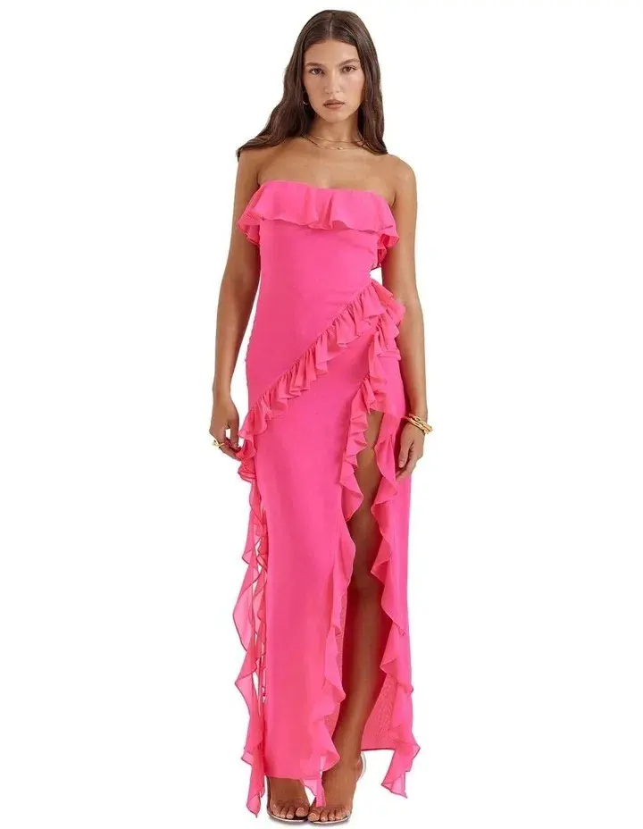 House of CB Sarina Dress Pink Size M/AU 10 - Image 2