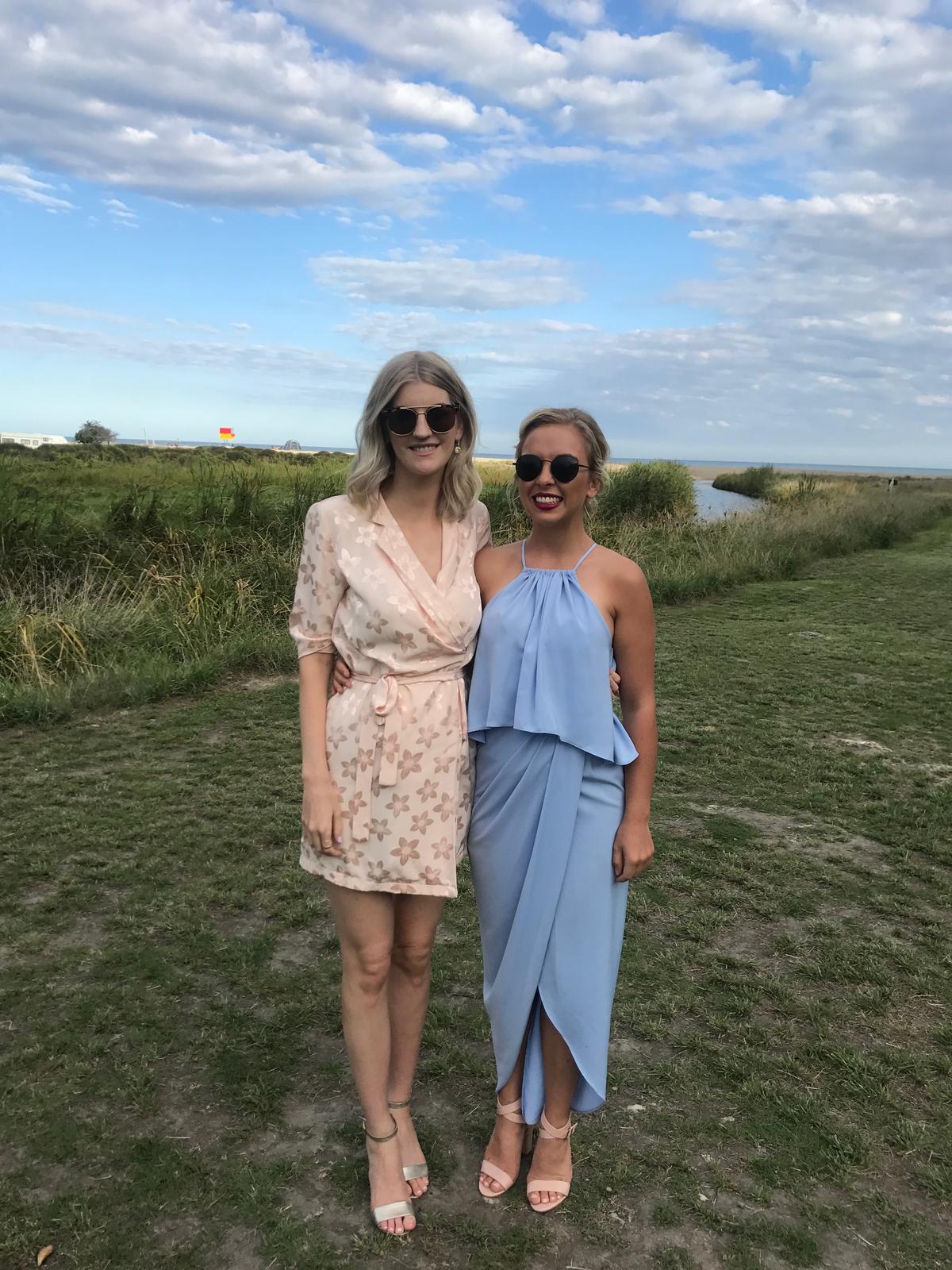 Shona Joy High Neck Frill Dress  - Image 3