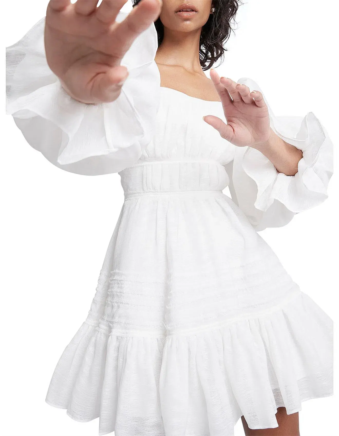 Aje Impression Dress White Size AU 10 - Image 4